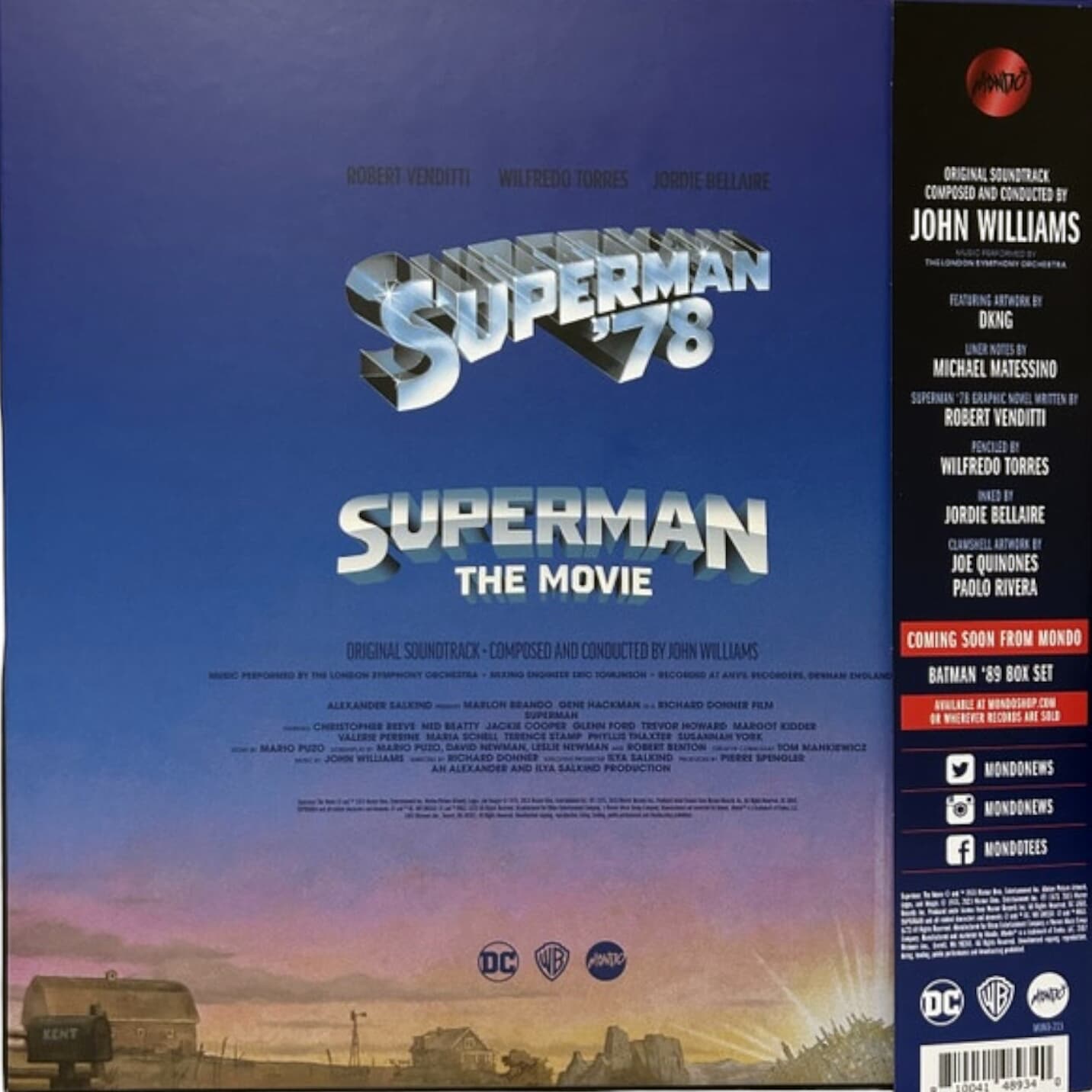 NYCC Superman Stripe Vinyl