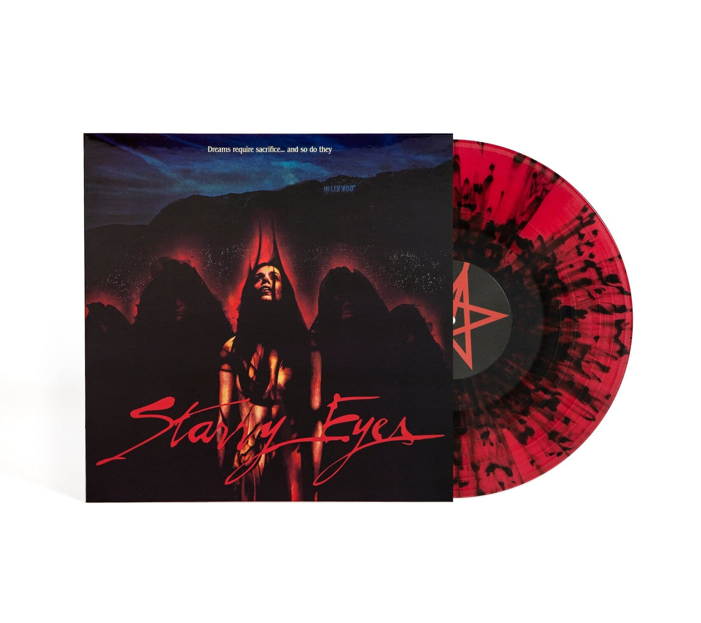 Blood Red & Black Splatter Vinyl