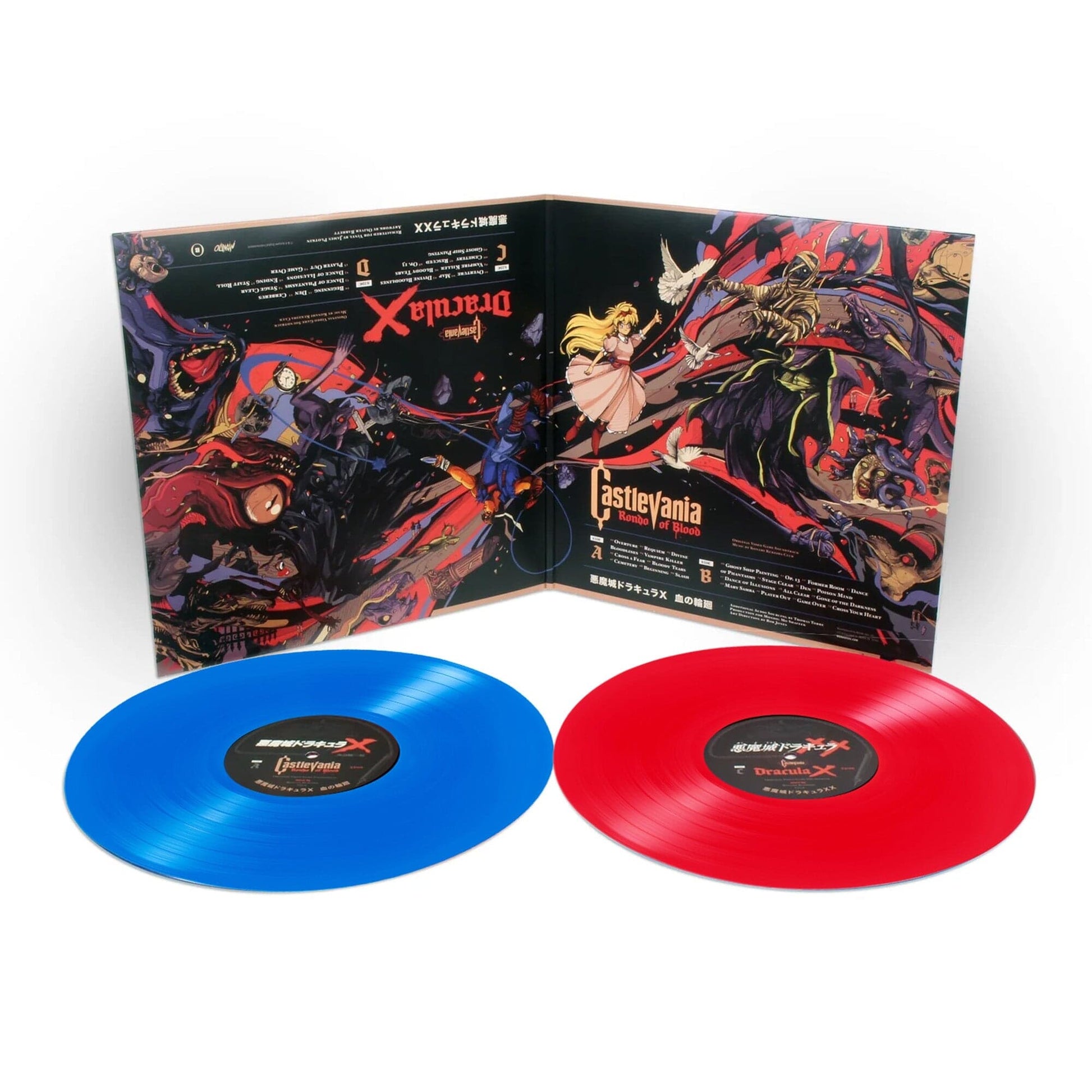 Trans Blue & Red Vinyl