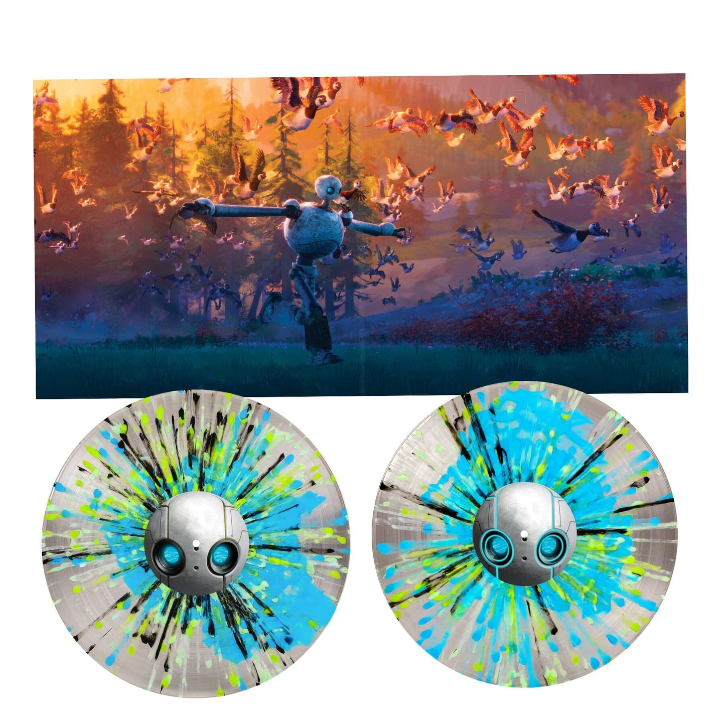 Crystal Clear w/Blue Orb & Splatter Vinyl