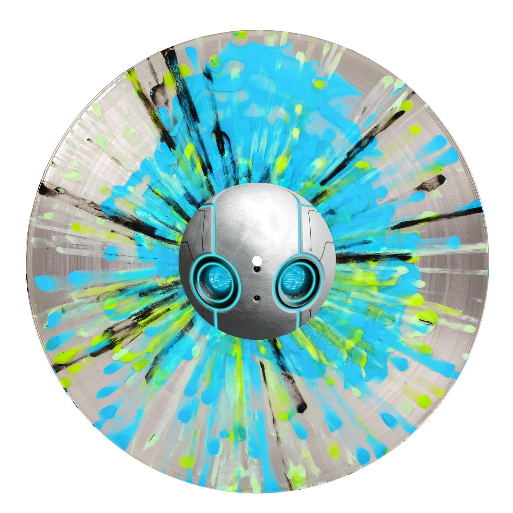 Crystal Clear w/Blue Orb & Splatter Vinyl