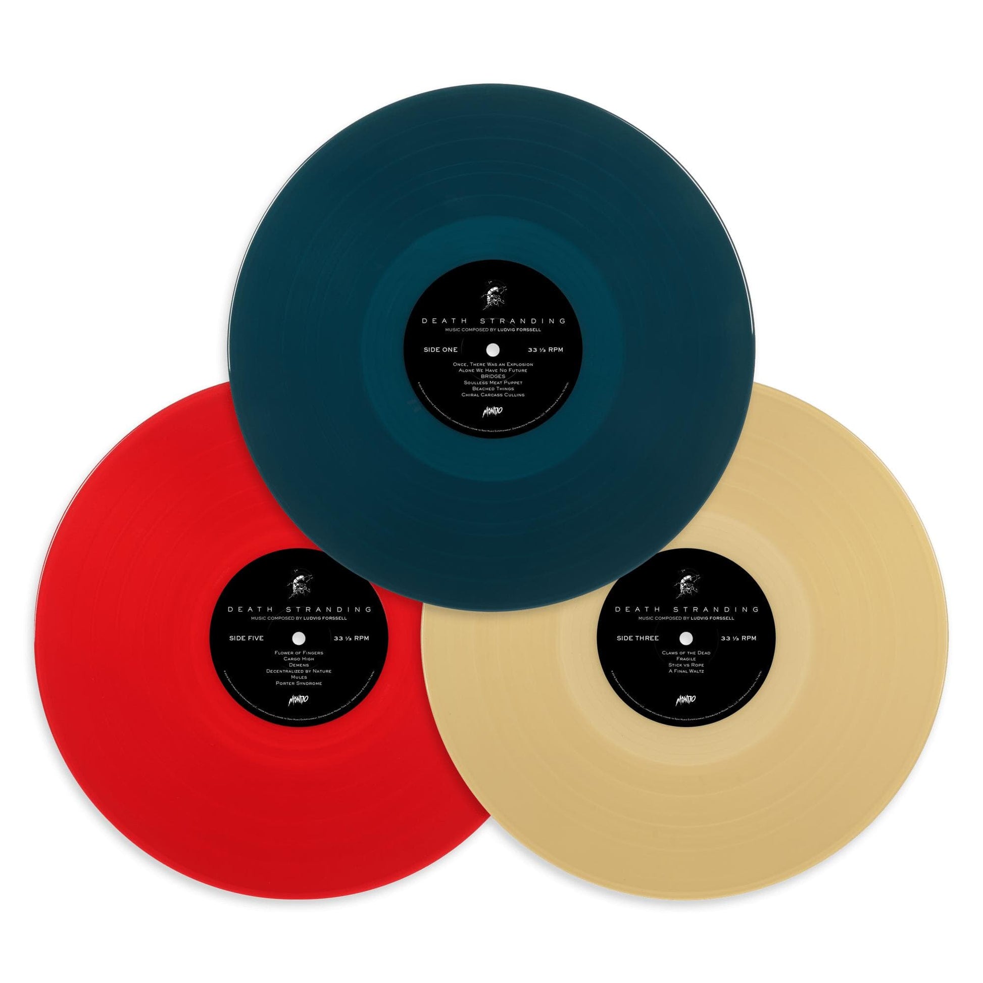 Blue, Tan, Red Vinyl