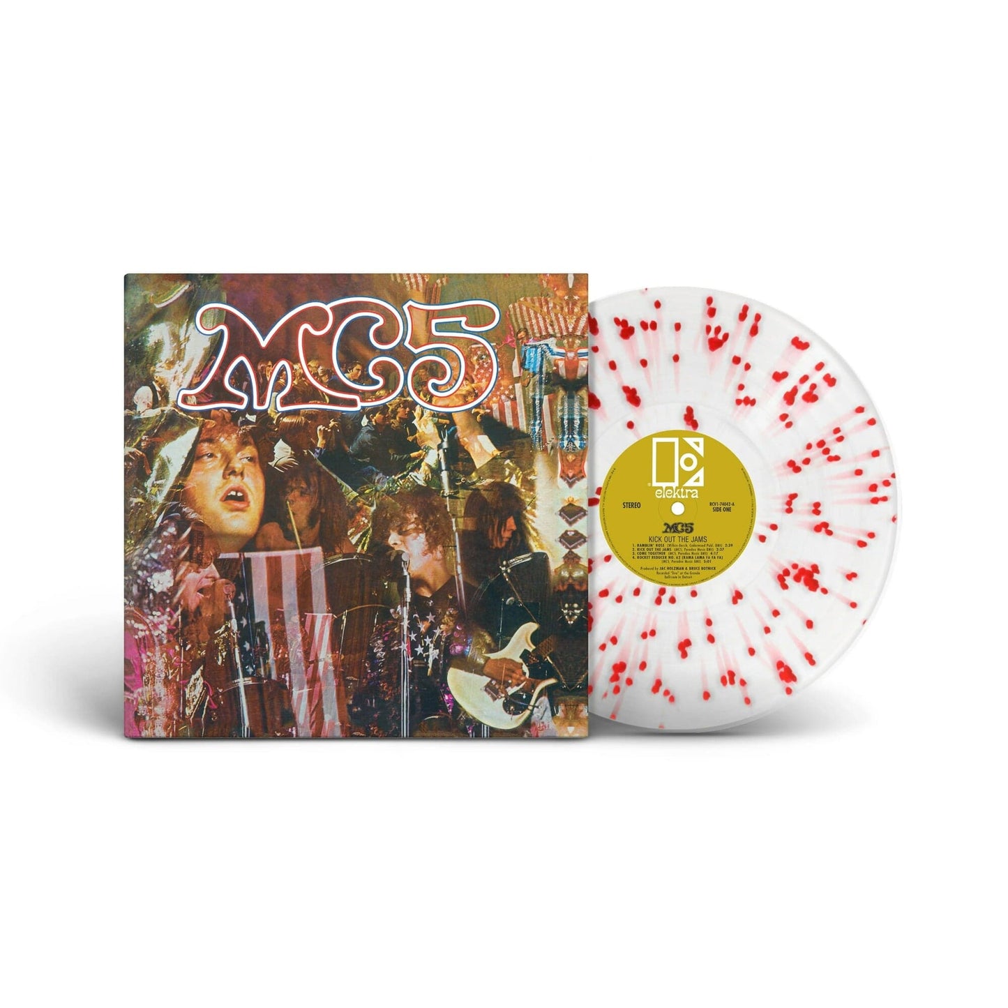 Clear w/Red Splatter Vinyl