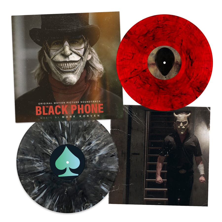 Black & White Burst, Blood Red & Black Smoke Vinyl