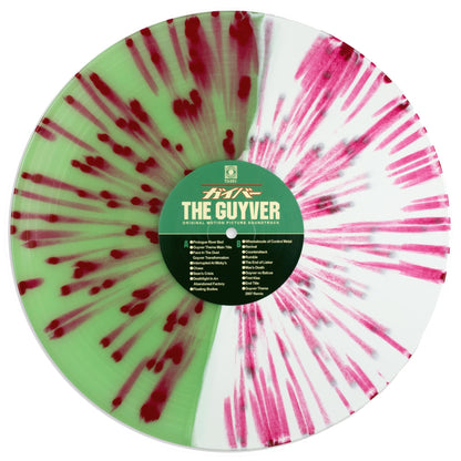 Green & Clear Split w/Blood Splatter Vinyl