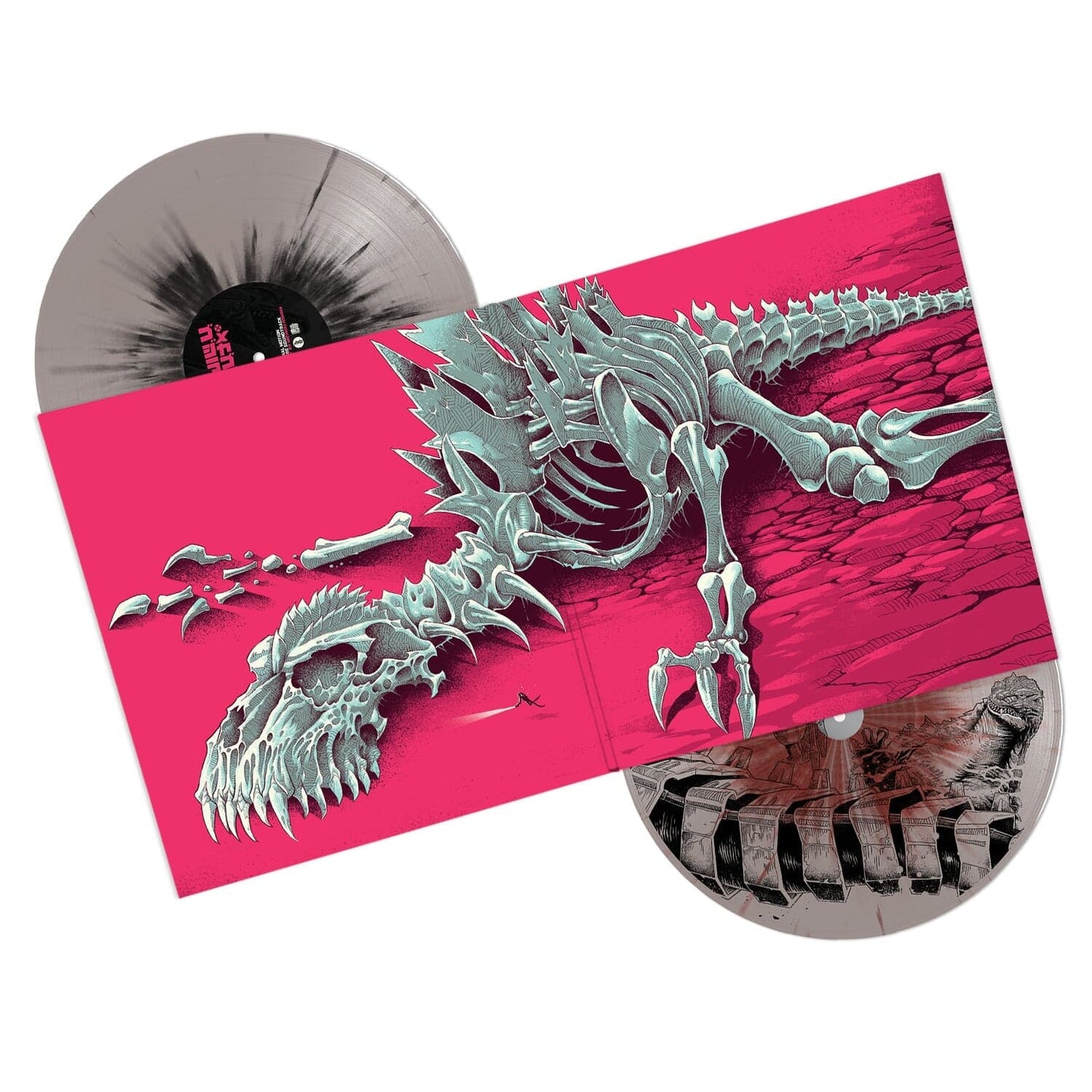 Silver w/Black Splatter Vinyl
