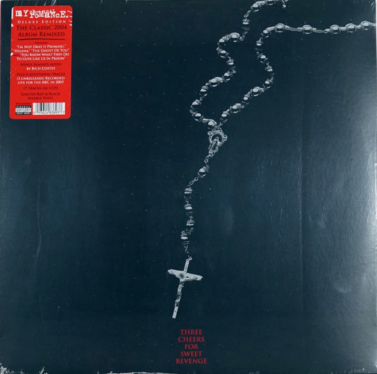 Red & Black Marble Vinyl