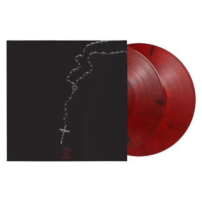 Red & Black Marble Vinyl