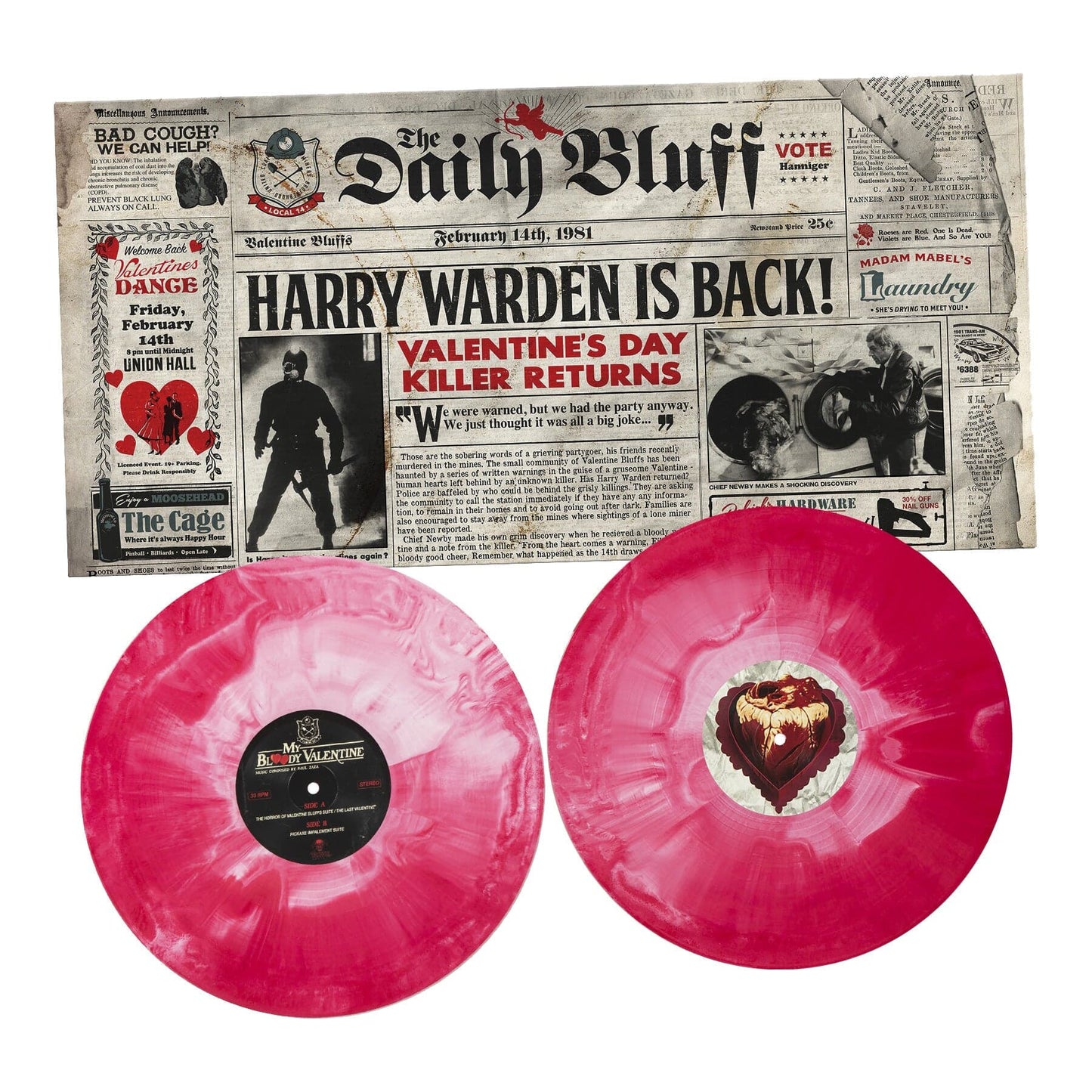 Blood Red & White Vinyl