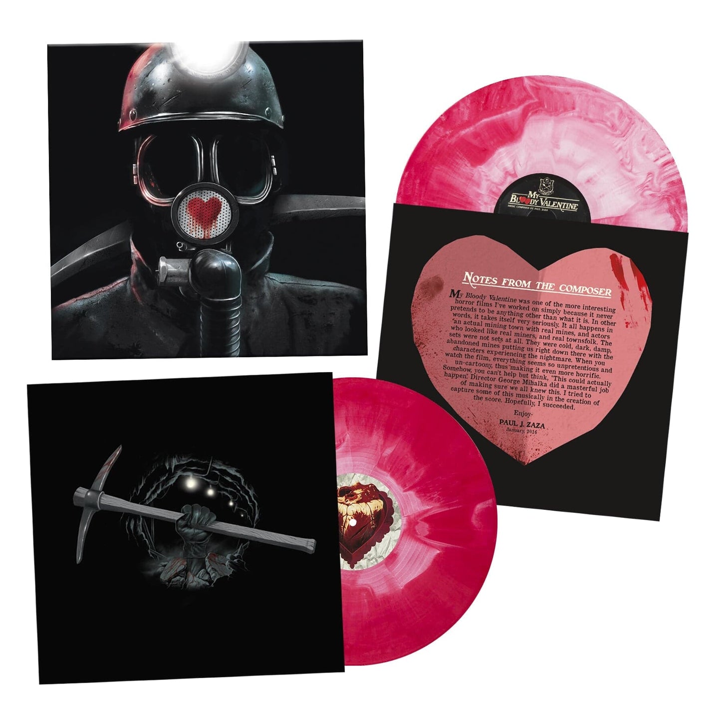 Blood Red & White Vinyl