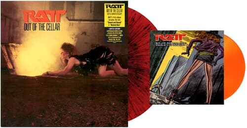 Red & Black Splatter Vinyl