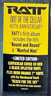 Red & Black Splatter Vinyl