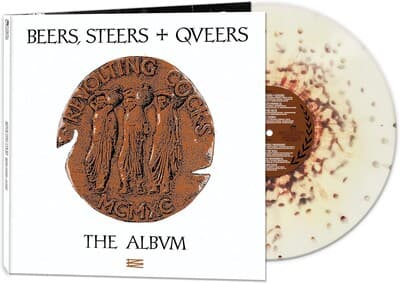 Bronze in White Splatter Vinyl