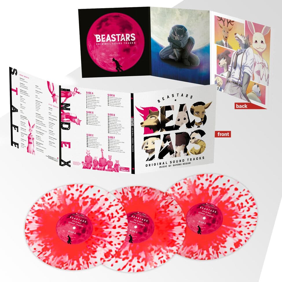 Crystal w/Red Splatter Vinyl