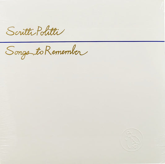Scritti Politti: Songs To Remember