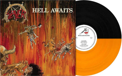 Trans Orange/Black Split Vinyl