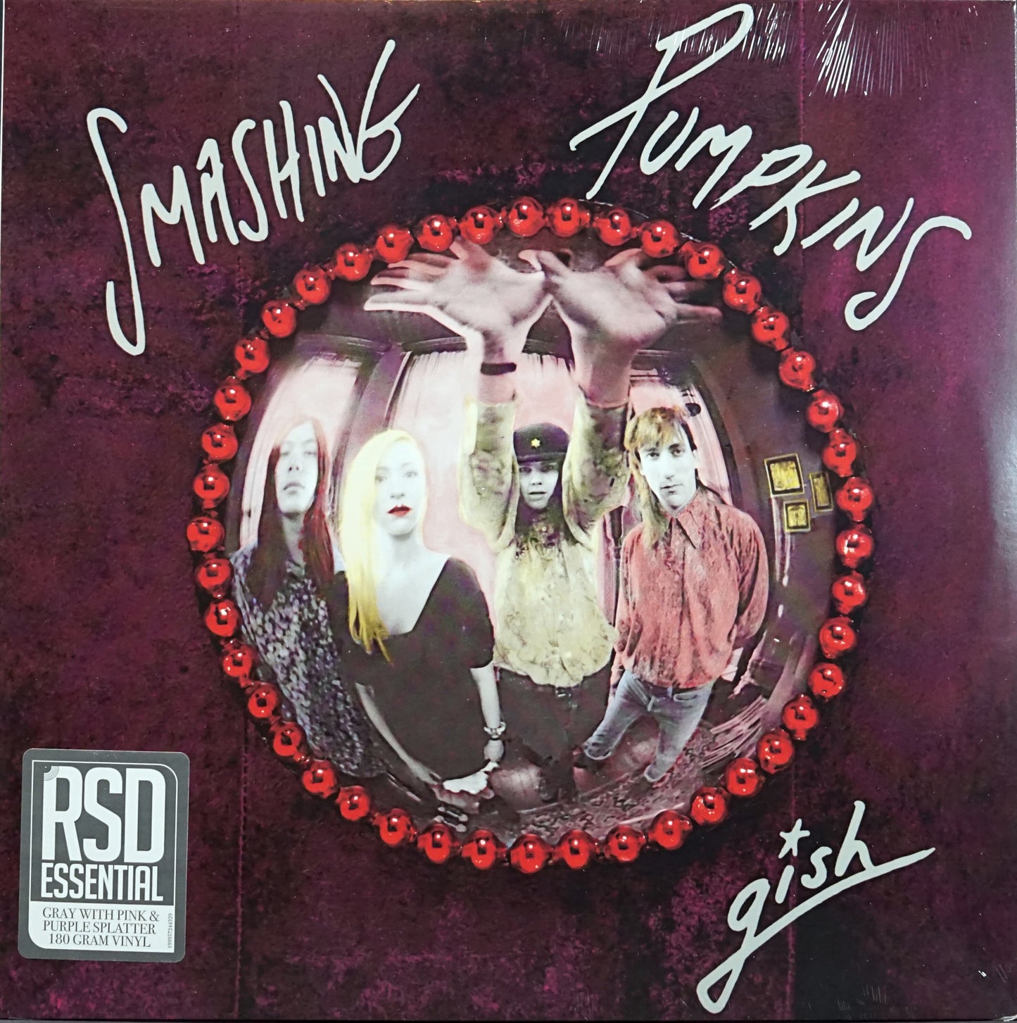 Gray W/ Pink & Purple Splatter Vinyl