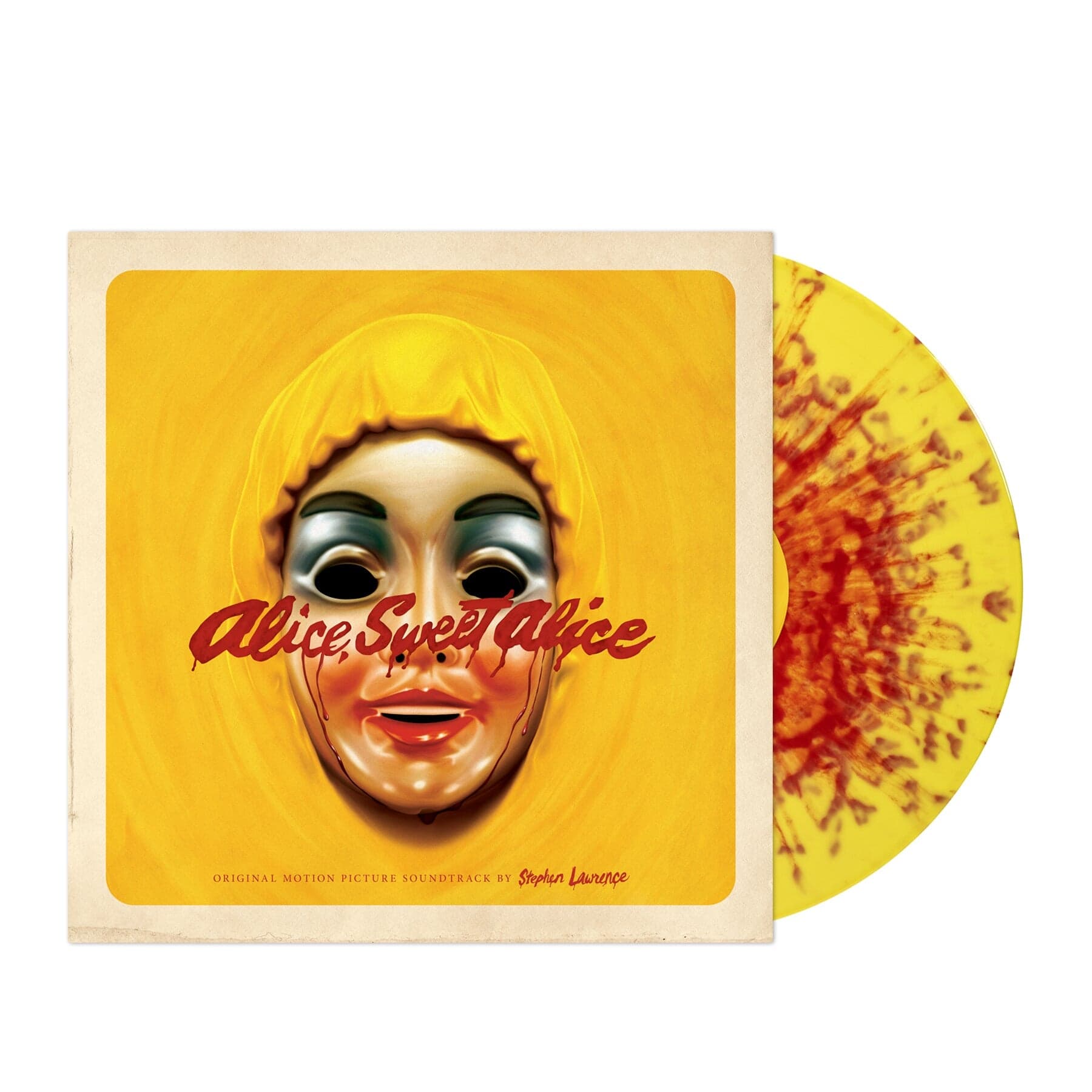 Yellow Raincoat w/Blood Splatter Vinyl