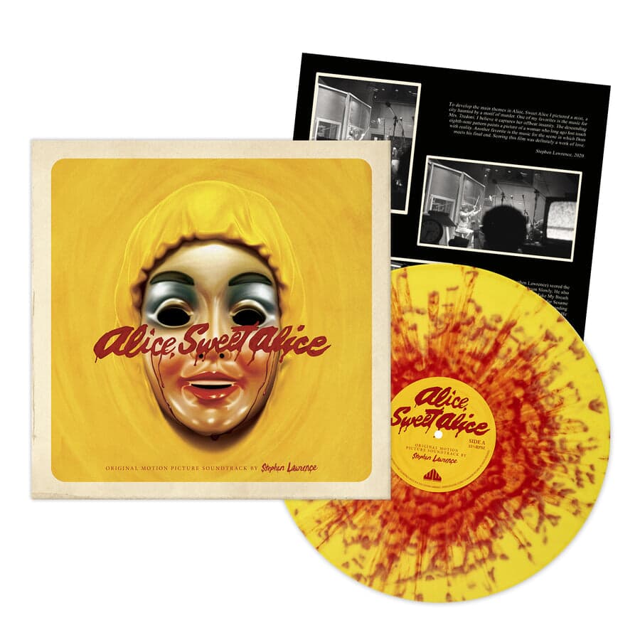 Yellow Raincoat w/Blood Splatter Vinyl