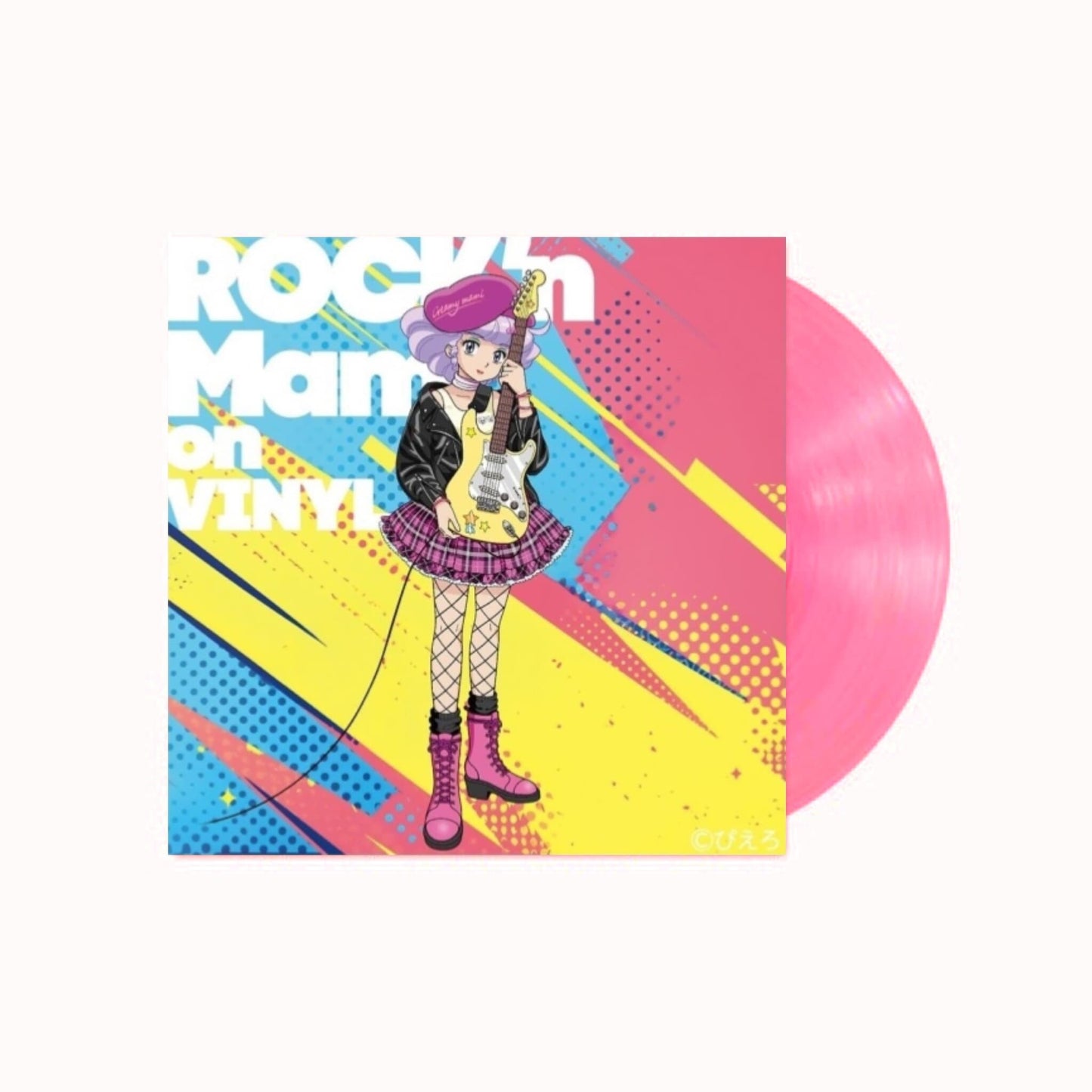 Clear Salmon Pink Vinyl