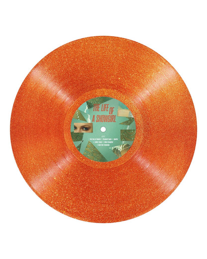 Orange Glitter Vinyl