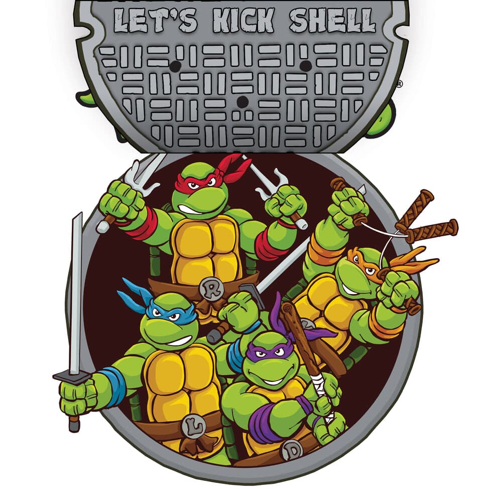 Tubular Turtle Swirl Vinyl