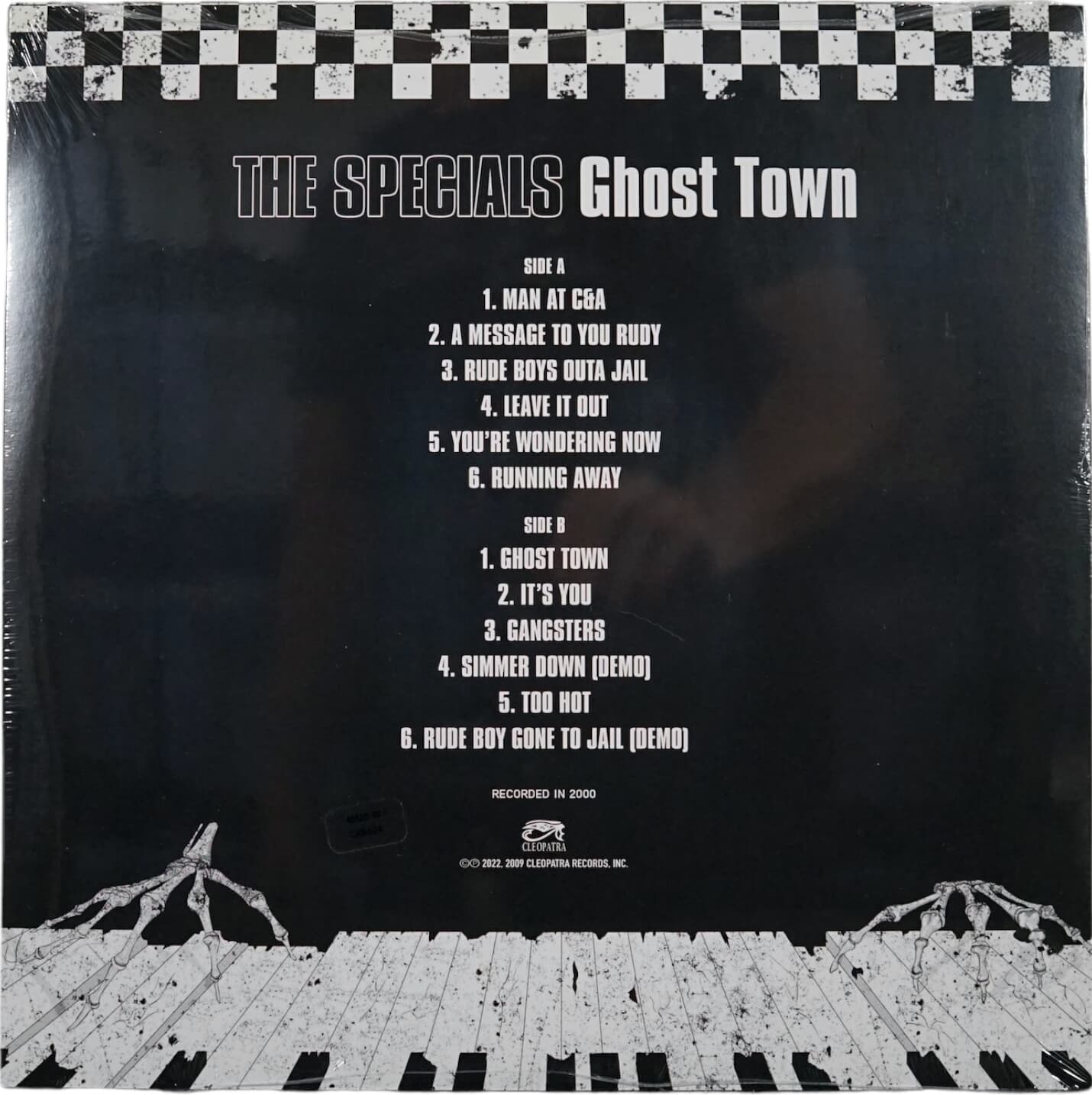 Black/White Splatter Vinyl