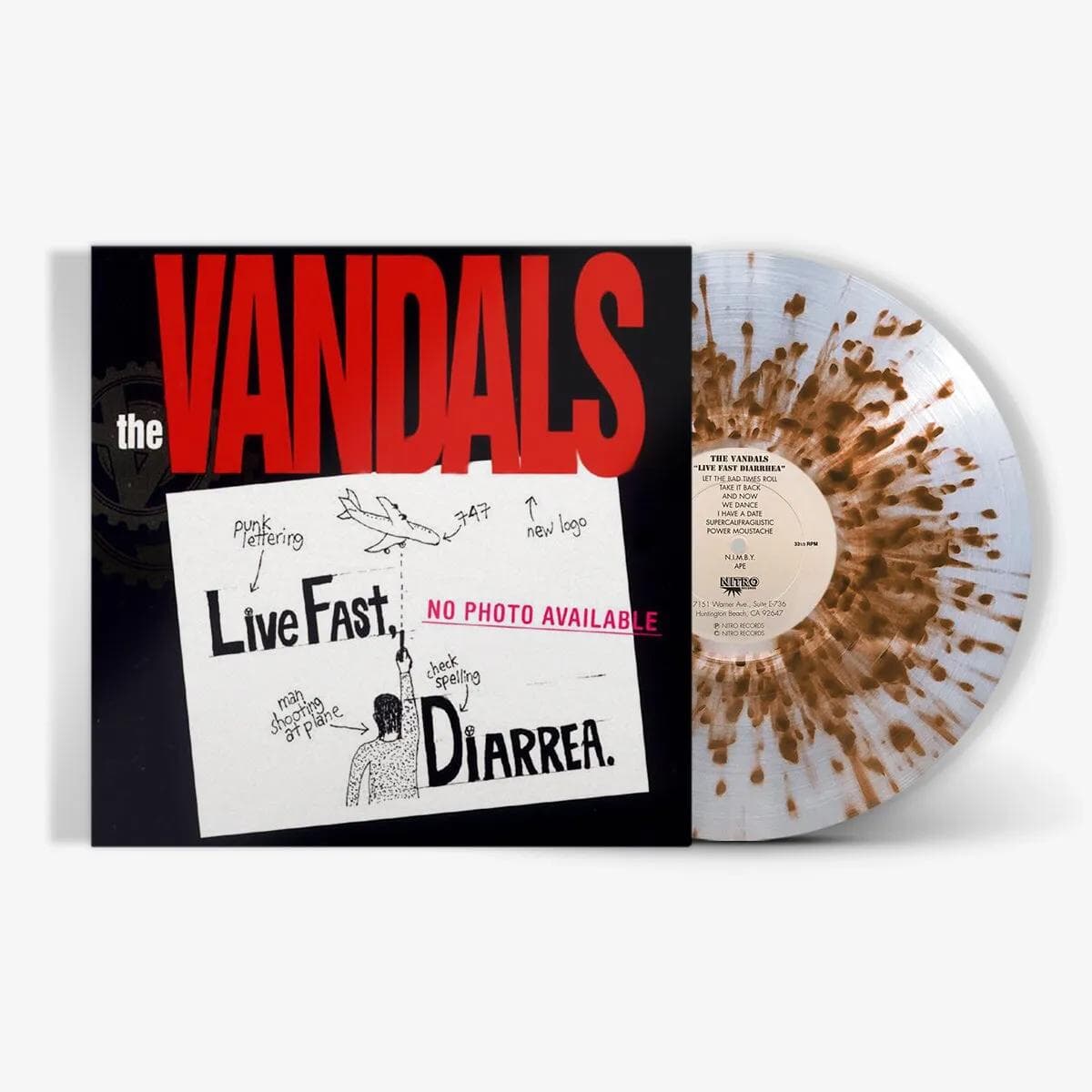 Brown Splatter Vinyl