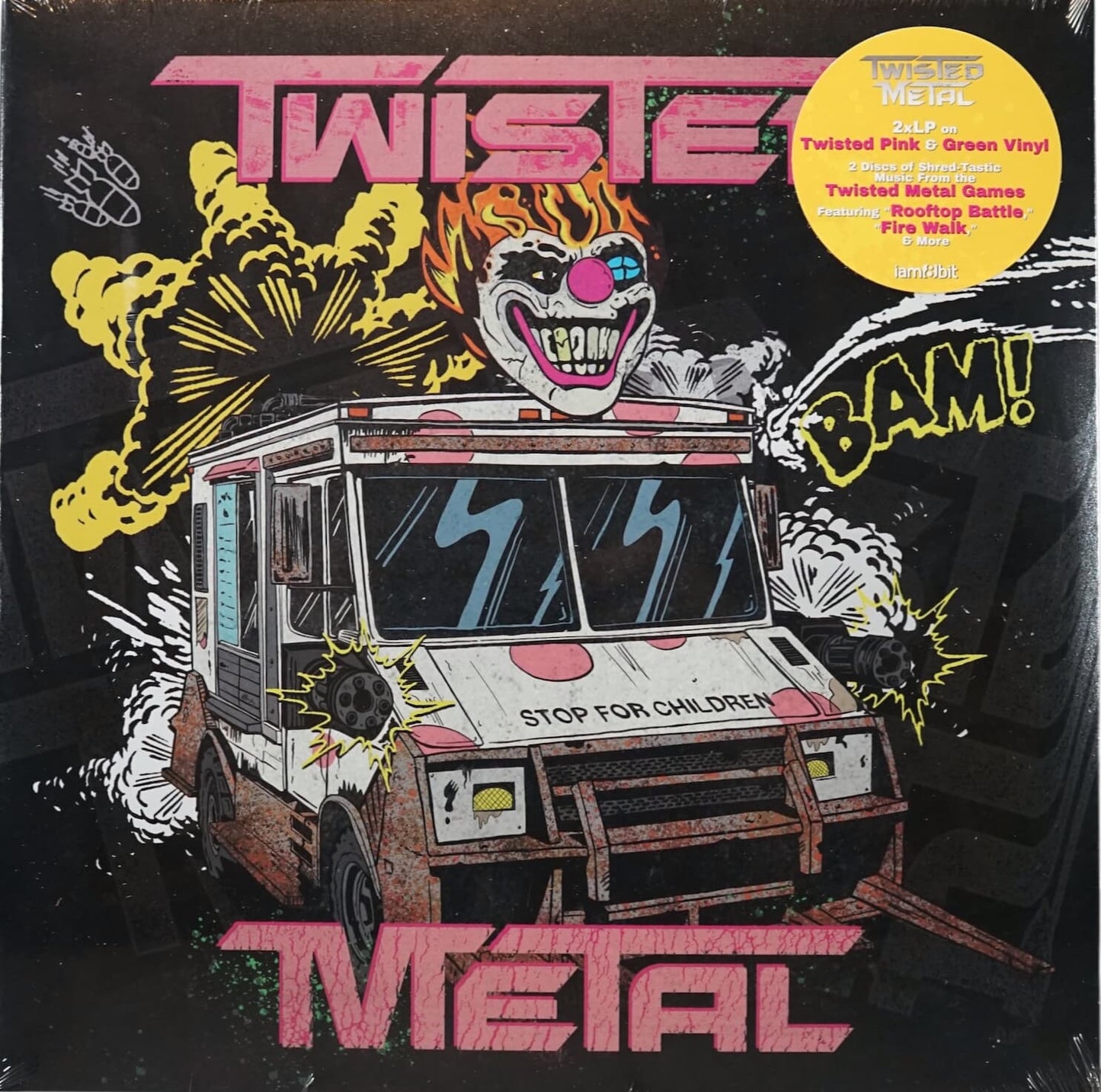 Twisted Green & Pink Vinyl