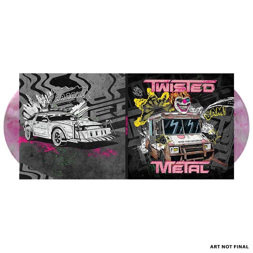 Twisted Green & Pink Vinyl