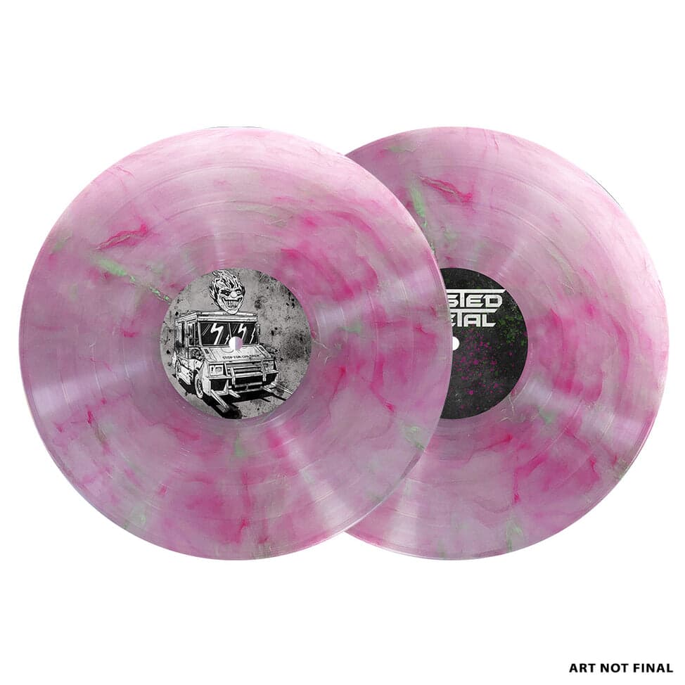 Twisted Green & Pink Vinyl