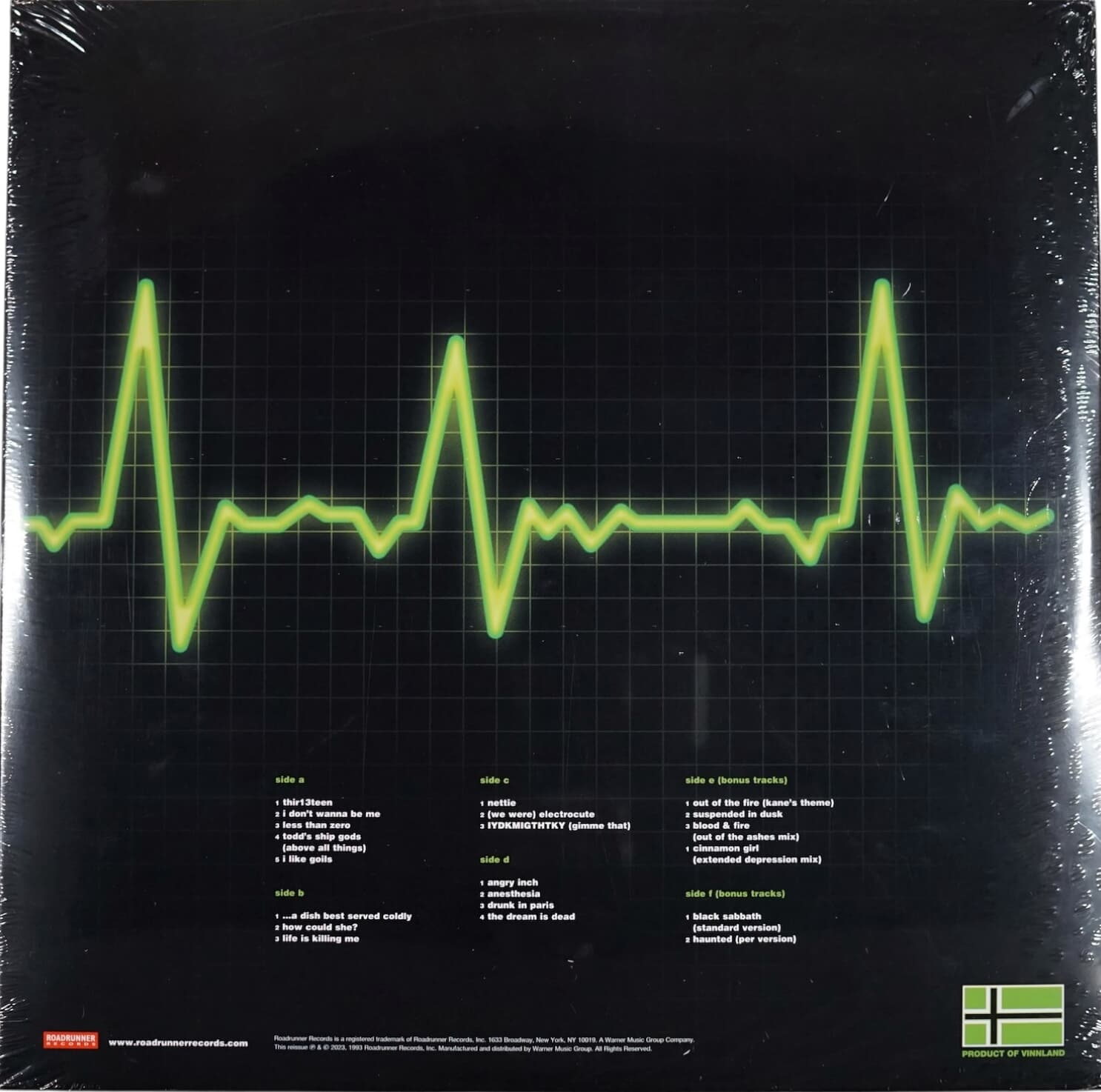 Green & Black Mixed Vinyl