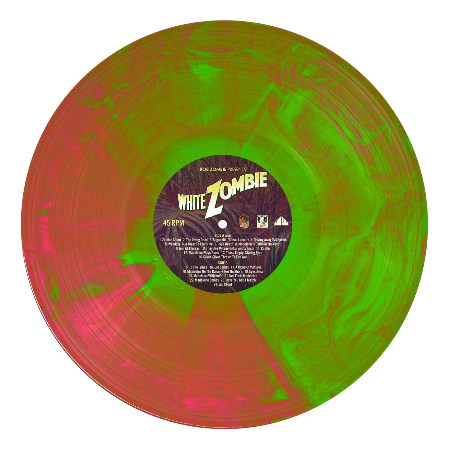 Green & Pink Hand Poured Vinyl