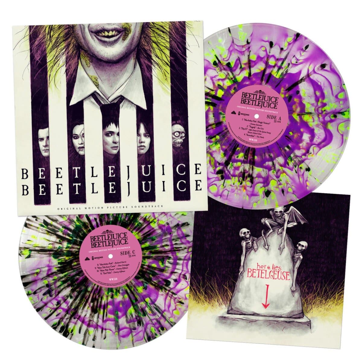 Beetlejuice Splatter Vinyl