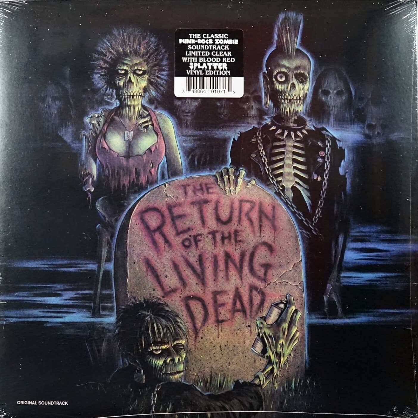 Clear w/Blood Splatter Vinyl