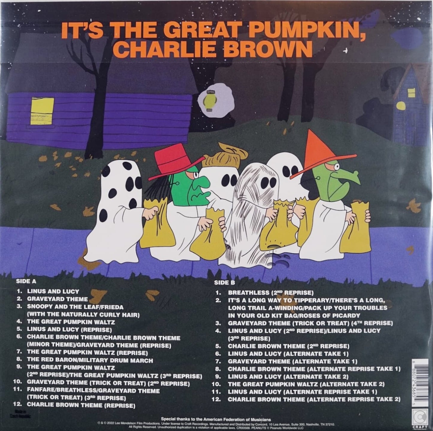 Translucent Orange Pumpkin Shaped Vinyl