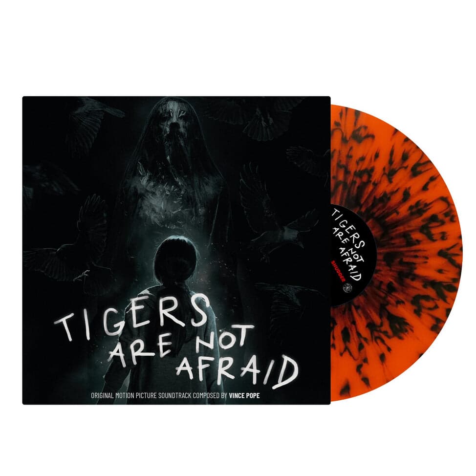 Orange w/Black Spatter Vinyl