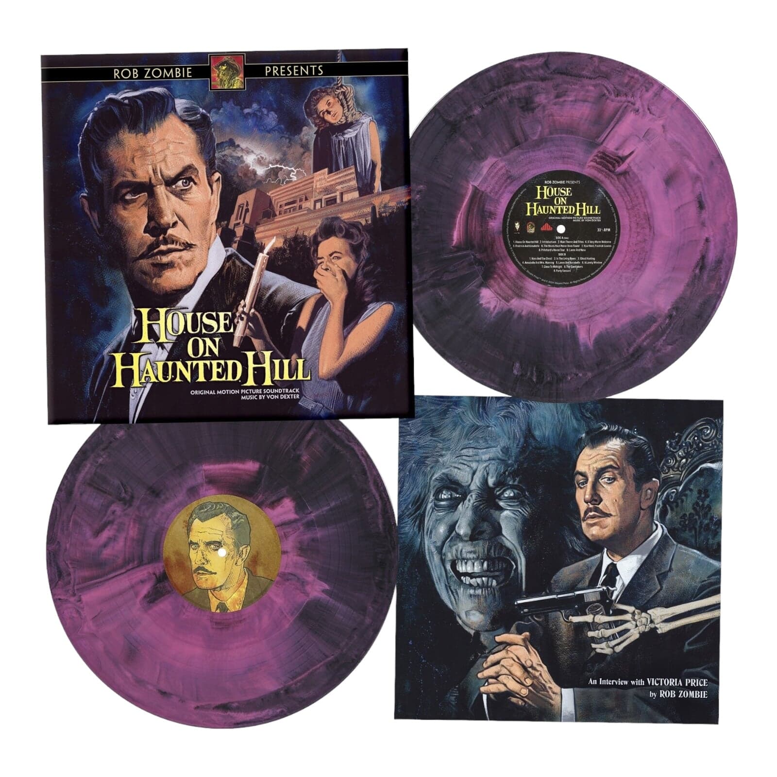 Pink & Black Vinyl