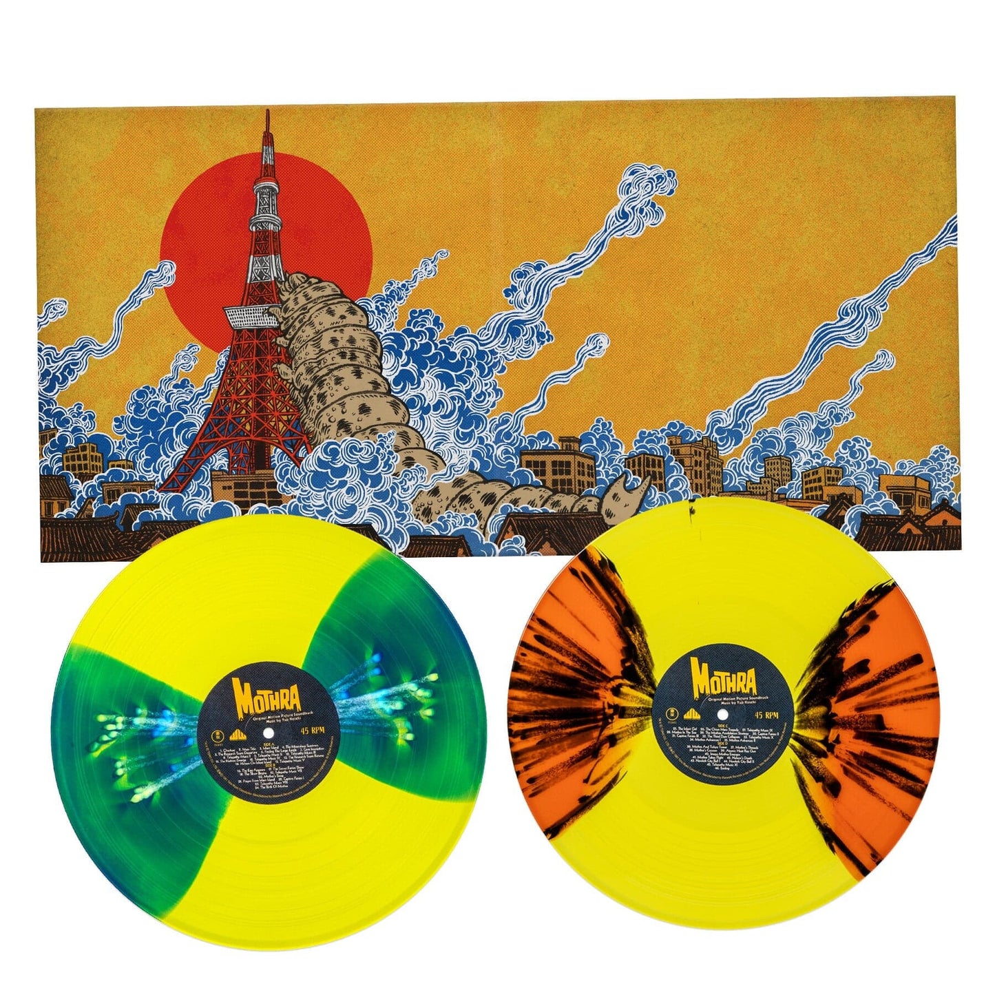 Yellow & Blue Butterfly Effect Vinyl