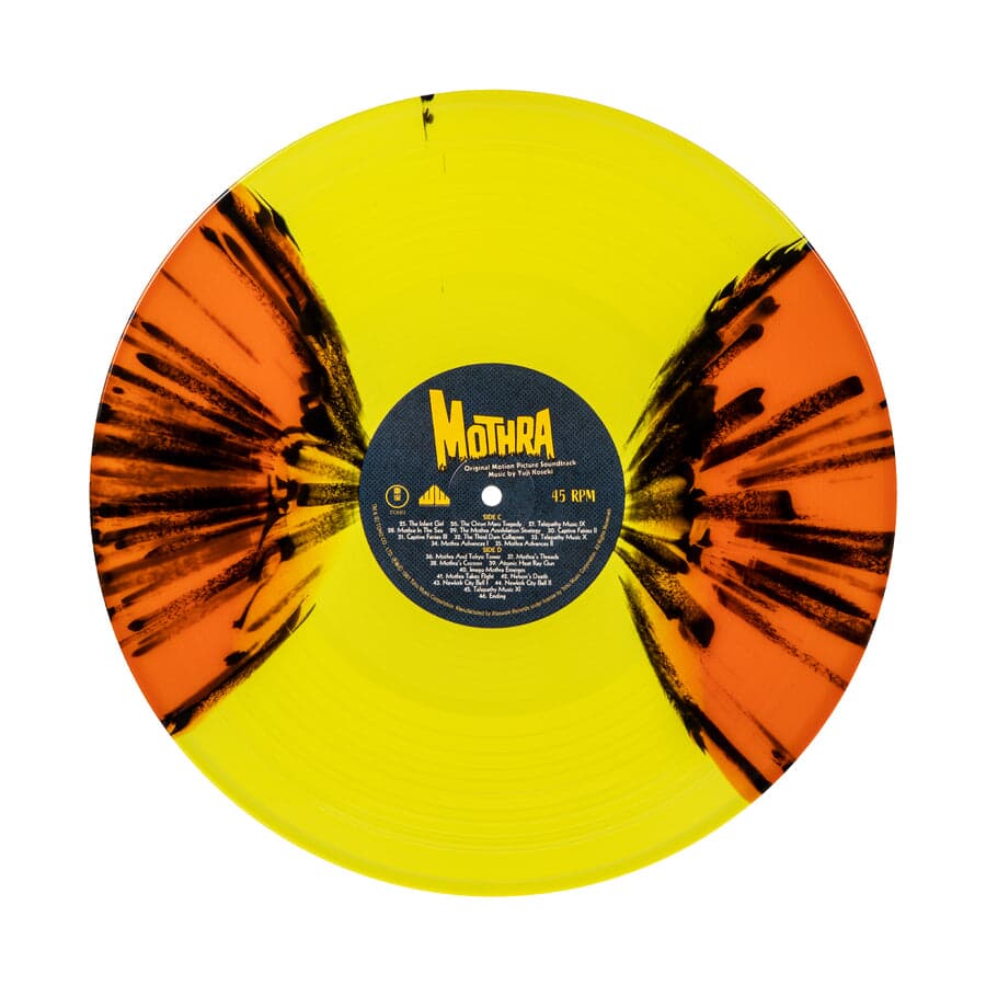 Yellow & Blue Butterfly Effect Vinyl