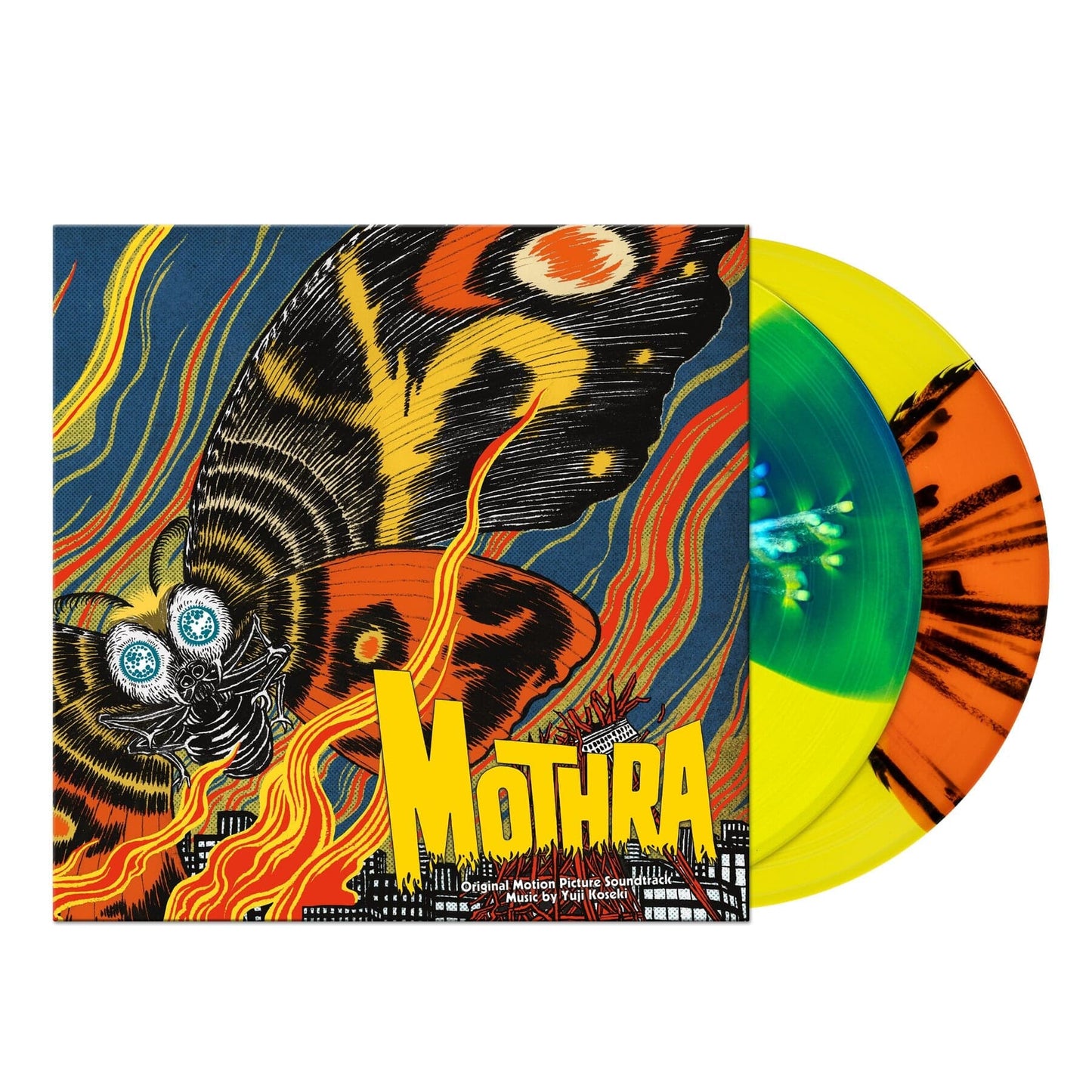 Yellow & Blue Butterfly Effect Vinyl