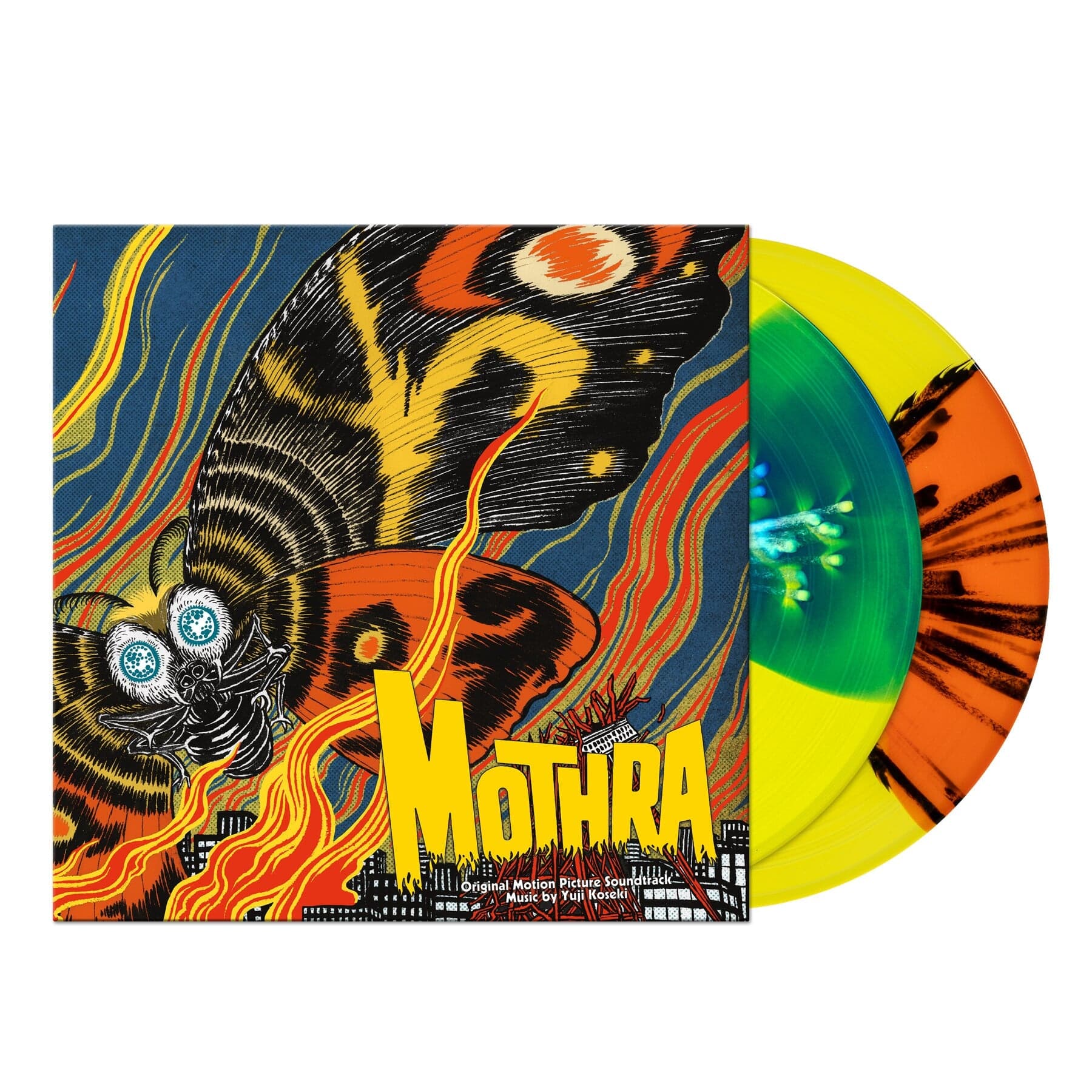 Yellow & Blue Butterfly Effect Vinyl