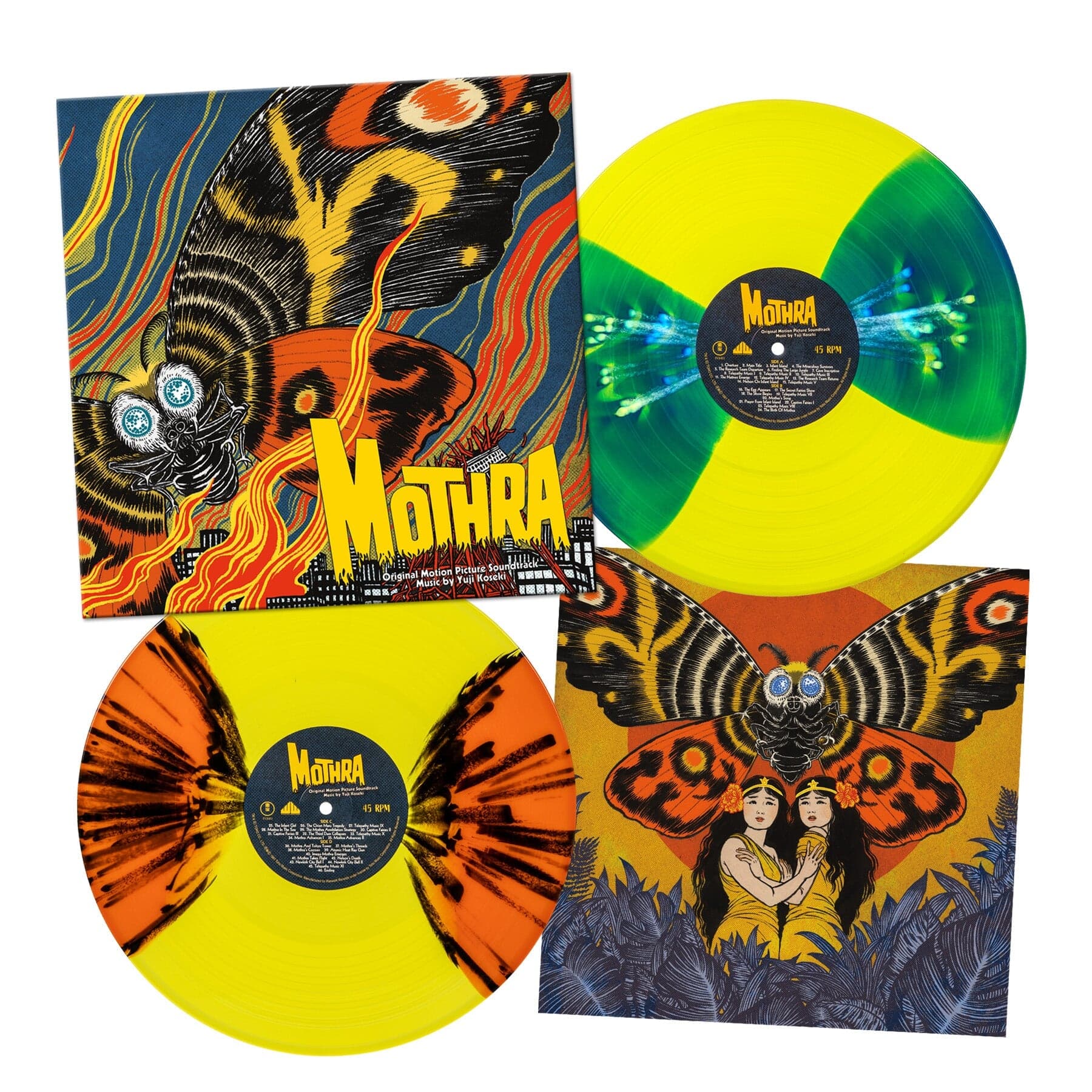 Yellow & Blue Butterfly Effect Vinyl